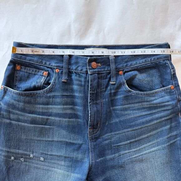 Madewell The Perfect Vintage High Rise Jeans Step Hem Edition in Medium Wash 30 - Picture 11 of 11